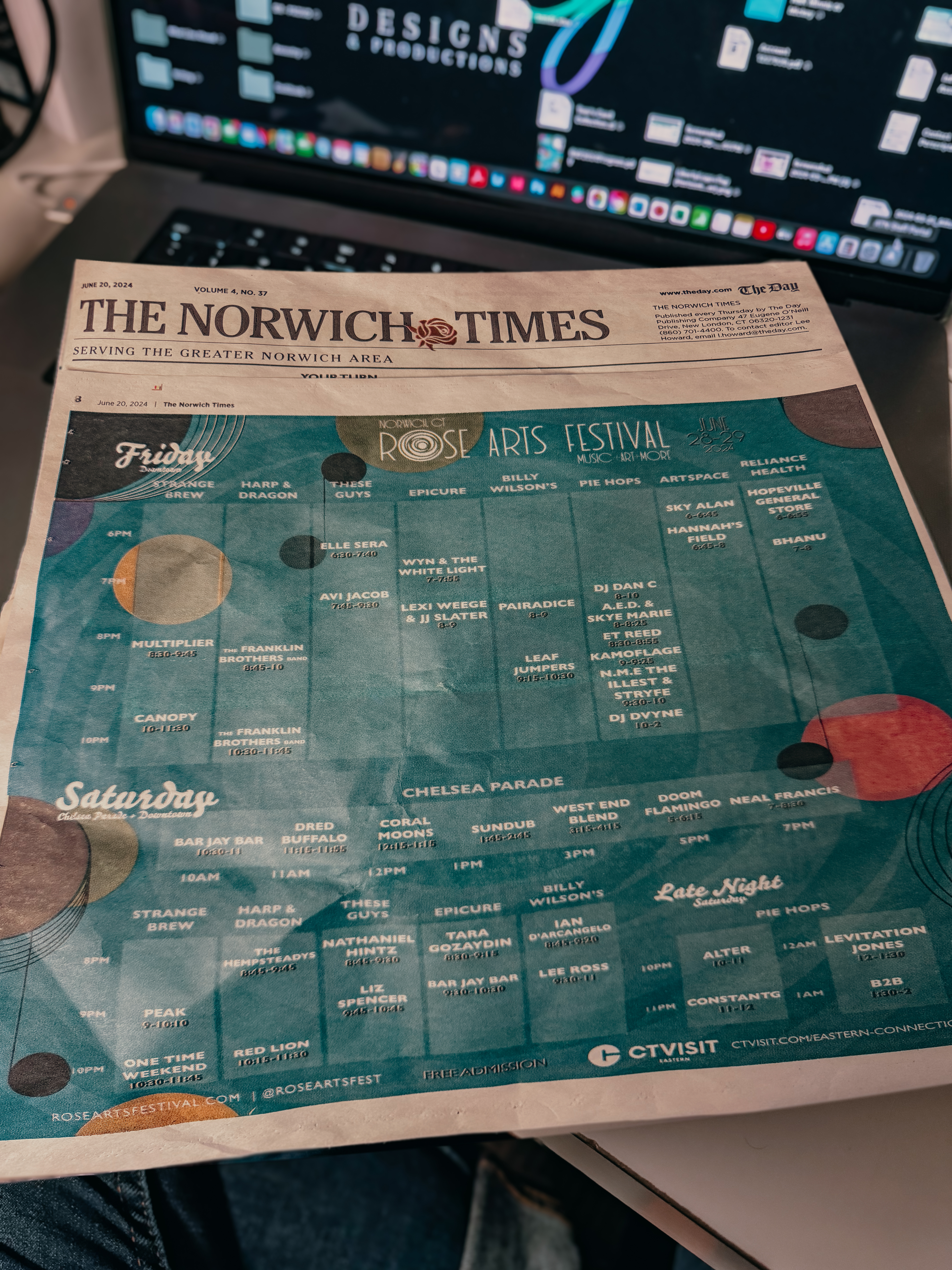 Newspaper feature